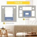 Tappeto Moderno per Interni 200x140 cm in Poliestere Effetto Vellutato Multicolore