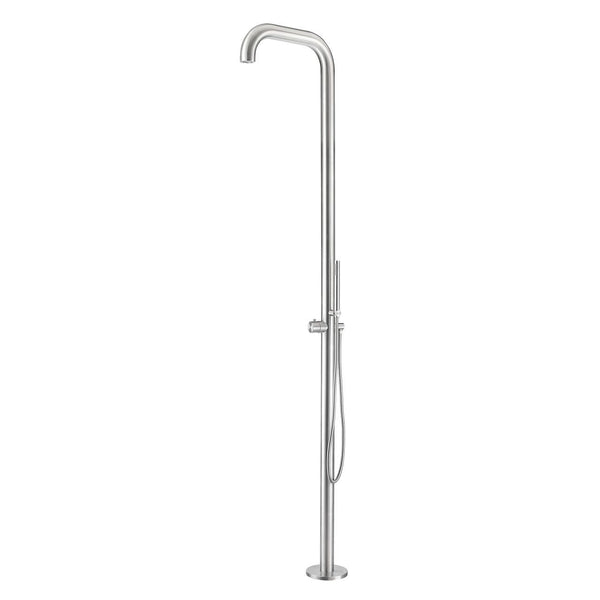 prezzo Doccia da Giardino 230x18x42 cm con Miscelatore e Doccetta Sined Sassari Inox satinato