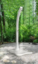 Piatto Doccia da Esterno Giardino in Polietilene HD Arkema Lake Viola