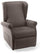 Poltrona Alzapersona Elettrica 2 Motori 75x107x84 cm con Ruote in Tessuto Dispositivo Medico 1 Grigio