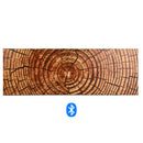 Quadro stampa bluetooth marrone cm 150x50x4