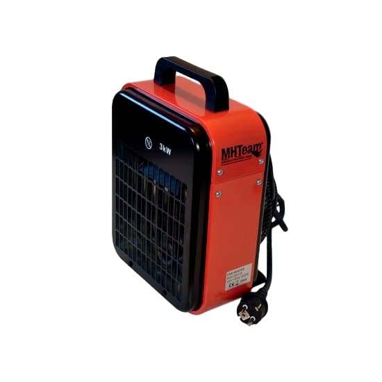 sconto Generatore di Aria Calda Riscaldatore Elettrico 2000W Jessen MHTeam EH1-02 Rosso