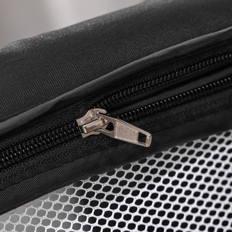 Culla da Campeggio Pieghevole 59x55x67/69 cm con Zanzariera Nero