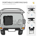 Culla da Campeggio Pieghevole 59x55x67/69 cm con Zanzariera Nero