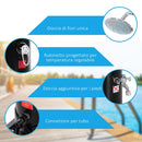 Doccia Solare da Giardino 35L con Miscelatore e Lavapiedi Nera