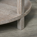 Lampada da Terra 3 Ripiani 35x35x154 cm E27 in Legno e PVC