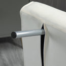 Poltrona Letto Singolo Trasformabile 65x69x82 cm in Tessuto Beige