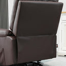 Poltrona Relax Massaggiante 80x96x97 cm con Telecomando Marrone