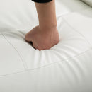 Poltrona Relax Massaggiante 93x76x98 cm con Telecomando Bianca