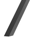 Set 2 Gambe Tavolo a X 80x4x72 cm in Acciaio Nero