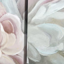 Stampa su Tela con Fiori 200x100 cm 5 Pezzi in Legno di Pino