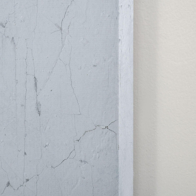 Stampa su Tela Mondo 120x90 cm in Legno di Pino Grigio e Bianco