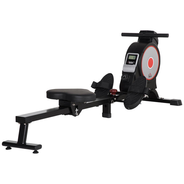 online Vogatore per Fitness 180x48x60 cm in Acciaio e ABS Nero