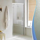 Porta Parete Doccia 1 Anta Battente In Cristallo Opaco 6mm H198 Fosterberg Aalborg Varie Misure