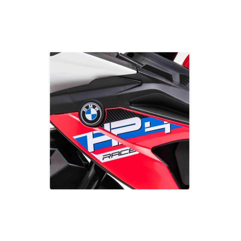 Moto Elettrica per Bambini 12V con Licenza BMW HP4 Sport 3R Rossa