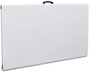 Tavolo Catering Pieghevole 244x76x74 cm Trasportabile a Valigetta