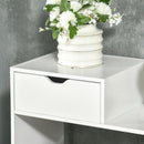 Mobile Scarpiera 88x30x93 cm 12 Paia di Scarpe 1 Cassetto Bianco