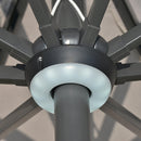 Stazione Fitness Multifunzione 140x171x228 cm in Acciaio per Allenamento Corpo Nero