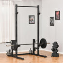 Stazione Fitness Multifunzione 140x171x228 cm in Acciaio per Allenamento Corpo Nero