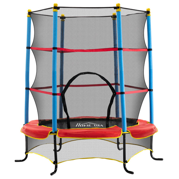 Trampolino Tappeto Elastico Ø165x162 cm per Bambini in Acciaio Tappeto in Poliestere online