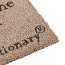 Zerbino "doormat" 70x1,5x40 cm in Cocco e PVC VdE Tivoli 1996 