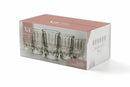 Set 6 Bicchieri Acqua Ø8x10 cm in Vetro Villa d'Este Home Tivoli Nobilis Trasparenti