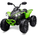 Quad Elettrico per Bambini Licenza Can-Am Renegade 12V ATV Telecomando e Ammortizzatori Verde  