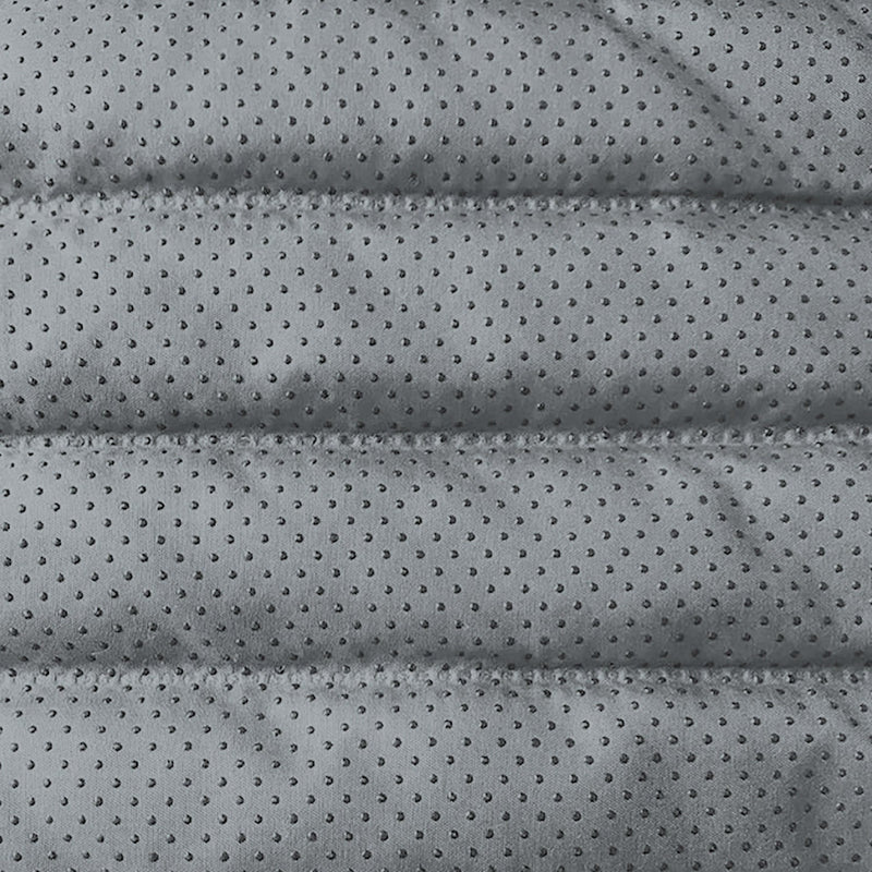 Copridivano Trapuntato in Microfibra Grigio Chiaro Varie Misure