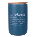 Set 3 Barattoli Sale Zucchero e Caffè Double Face 750 ml in New Bone China VdE Tivoli 1996