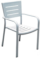 Sedia da Giardino in Alluminio Vorghini Chiavari Bianco