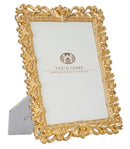 Cornice Rich 26,8x2x32,5 cm in Poliresina e Vetro Oro