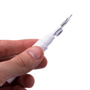 Kit Pulizia Cuffie Auricolari Multifunzione 3 in 1 in ABS e Spugna Kooper  Bianco