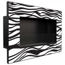 Camino a Bioetanolo da Parete 60x40 cm Flig Huston Zebrato