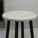 Set 2 Tavoli Alti 100x40x90 cm e 4 Sgabelli Grigio