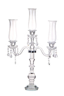 Porta Candele x 3 con Parafiamma Ø 48 H 77 cm