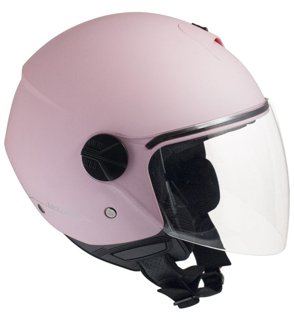 acquista Casco Jet per Scooter Visiera Lunga CGM Florence 107A Rosa Opaco