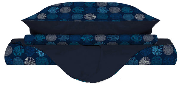 sconto Copripiumino con stampa sul Sacco e Federe Doubleface Ipnotic