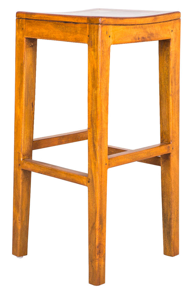 Sgabello 35x35xH75 cm in Legno Collezione Hollywood Multicolor e Marrone online