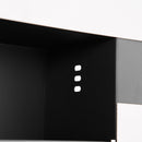 Camino a Bioetanolo da Parete 90x16x40 cm in Acciaio Inox Argento