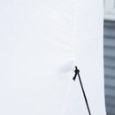 Pupazzo di Neve Gonfiabile 159x95x243 cm con Luci LED