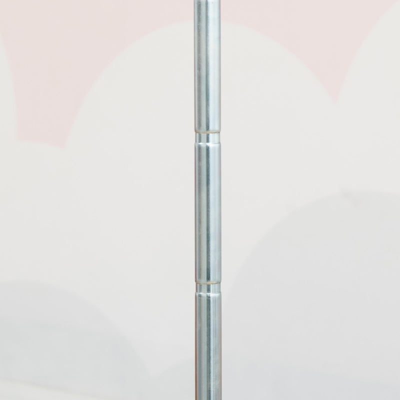 Barra Trazioni per Bambini 148x105x88-128 cm 4 Altezze Regolabili in Acciaio Rosa