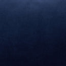 Poltrona da Pavimento 82x76x59 cm in Tessuto Effetto Velluto Blu Scuro
