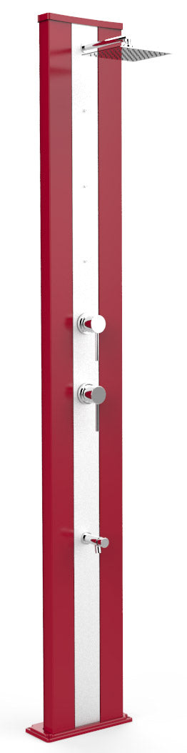 online Doccia da Giardino Miscelatore Nebulizzatore e Lavapiedi Arkema Dada S Fascia Inox Cherry