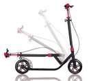 Monopattino 2 Ruote in Alluminio Globber One Nl 230 Ultimate Nero e Rosso