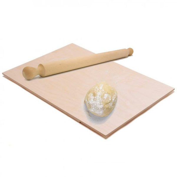 acquista Asse Per Impastare Spianatoia In Legno Con Mattarello Pasta Pizza 75x50 cm