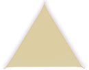 Tenda a Vela Ombreggiante Triangolare 3,6x3,6x3,6m in Poliestere Beige