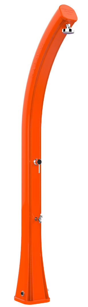 sconto Doccia Solare da Giardino 35L Miscelatore e Lavapiedi Arkema Happy XL Arancio