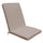 Cuscino Real Medio 90x40x4 cm in Poliestere Tortora
