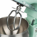 Impastatrice Planetaria 5 Litri 6 Velocità 1300W Ciotola in Acciaio Kooper Atena Verde Chiaro