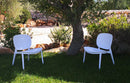 Sedia da Giardino 49x71x58,5 cm in Polipropilene Camilla Bianca